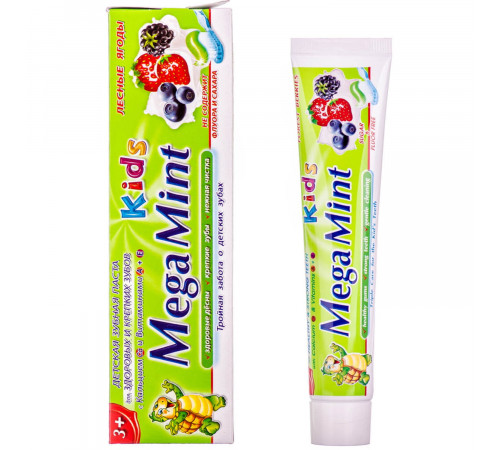 Зубна паста для дітей Mega Mint Лісові Ягоди 50 мл