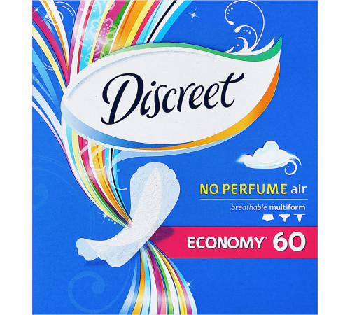 Щоденні гігієнічні прокладки Discreet Air 60 шт