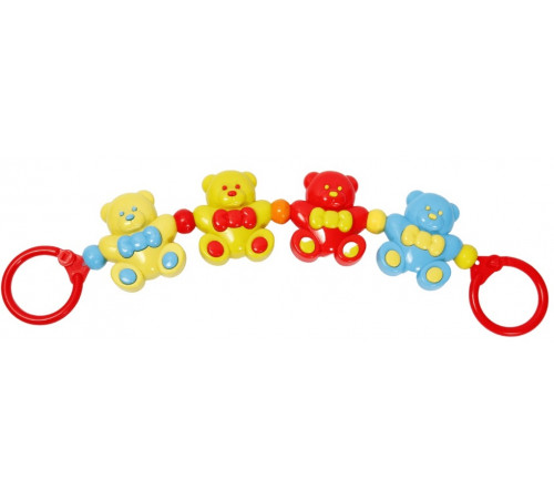 Брязкальце на візок С301-2 Ведмедики