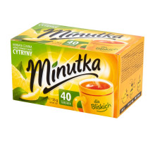 Чай чорний Minutka Cytryny 40 пакетиків 56 г