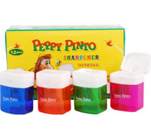 Чинка пластикова Peppy Pinto В-23 з контейнером
