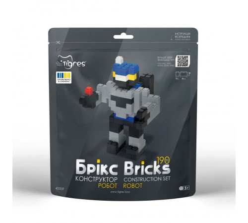 Конструктор Tigres Брикс 40009 Робот 190 элементов