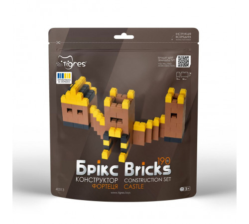 Конструктор Tigres Брикс 40013 Крепость 190 элементов