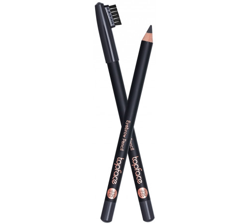 Олівець для брів зі щіточкою TopFace Eyebrow Pencil 003 графіт