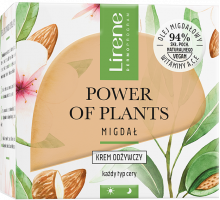 Живильний крем для обличчя Lirene Power of Plants Мигдаль 50 мл