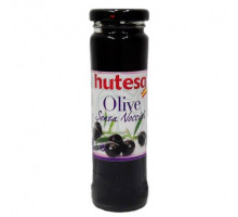 Оливки черные без косточек Hutesa 140 г