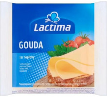 Сир плавлений скибочками Lactima Gouda 130 г