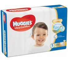 Підгузники дитячі Huggies Ultra Comfort 5,  12-22 кг 42 шт Jumbo Pack