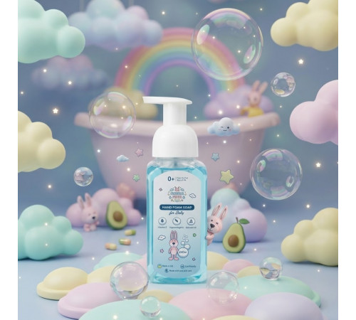 Дитяче рідке мило-піна Bubble Free дозатор 240 мл