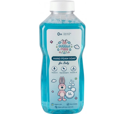 Дитяче рідке мило-піна Bubble Free запаска 1 л