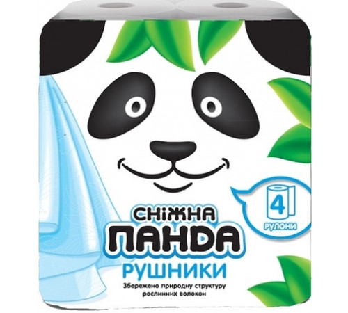 Бумажные полотенца Снежная панда 4 шт