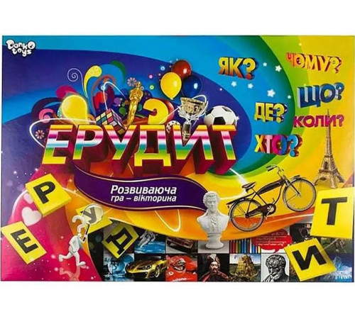 Настільна гра Danko Toys DT G26-U Ерудит