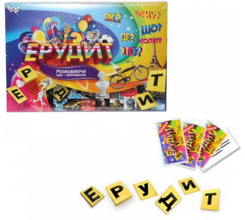 Настільна гра Danko Toys DT G26-U Ерудит