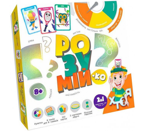 Настільна гра Danko Toys GRZ-01-01U Розумійко