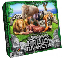 Настільна гра Danko Toys G-JNP-01U Тварини нашої планети