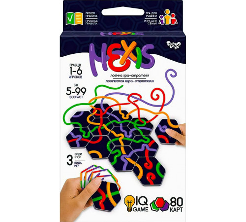 Настільна гра Danko Toys G-HEX-01-01 Hexis міні