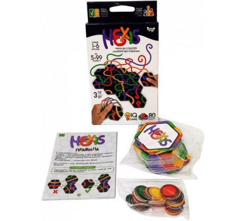 Настільна гра Danko Toys G-HEX-01-01 Hexis міні