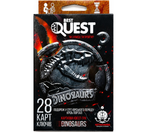 Настільна гра Danko Toys Best Quest Dinosaurs BQ-01-04U