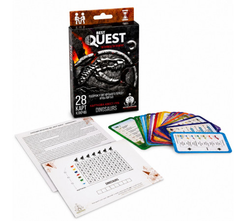 Настільна гра Danko Toys Best Quest Dinosaurs BQ-01-04U