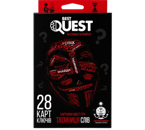 Настільна гра Danko Toys Best Quest Таємниця слів BQ-01-01U