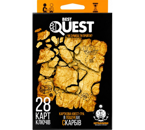 Настільна гра Danko Toys Best Quest В пошуках скарбів BQ-01-03U