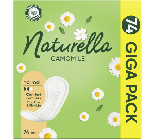 Щоденні гігієнічні прокладки Naturella Camomile Normal 74 шт
