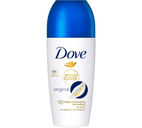 Антиперспірант кульковий жіночий Dove Advanced Care Оригінал 50 мл