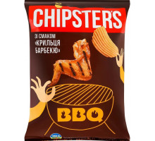 Чипсы Chipster's со вкусом Крыльца барбекю 95 г