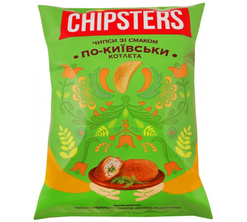 Чипсы Chipster\'s со вкусом Котлета по-Киевски 100 г