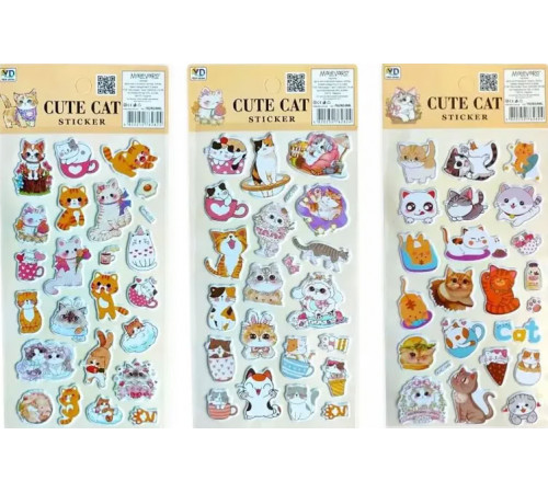 Наклейки Malevaro 762824 ML Cute Cat