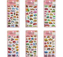 Наклейки Malevaro 762817 ML Hello Kids Машинки