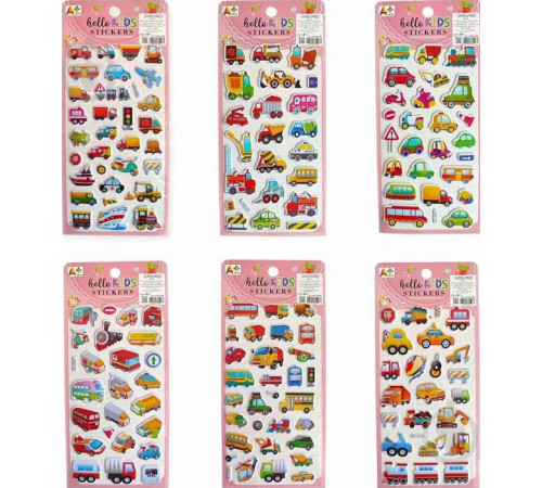 Наклейки Malevaro 762817 ML Hello Kids Машинки