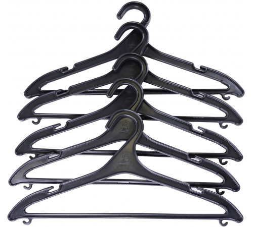 Набір пластикових вішаків для одягу Eco Fabric VL-50 S розмір 48-50 5 шт