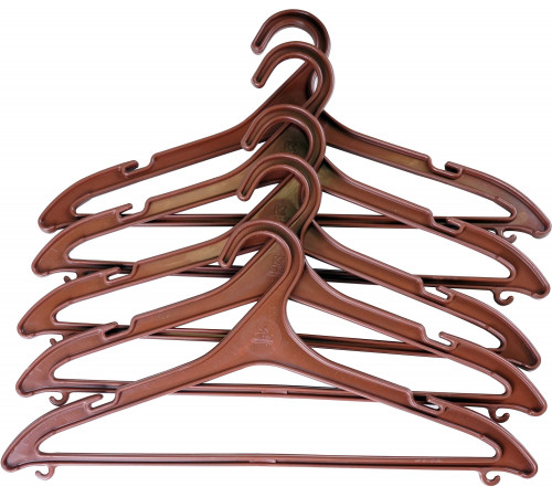 Набір пластикових вішаків для одягу Eco Fabric VL-50 S розмір 48-50 5 шт