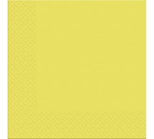 Серветка Марго Яскраво-Жовта 3 шари 33х33 см 18 шт