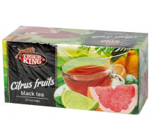 Чай Tiger King Black tea Citrus Fruits 20 пакетиков