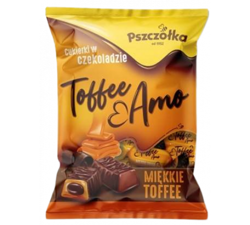 Ірис м'який Toffee Amo в шоколаді з начинкою какао 1 кг