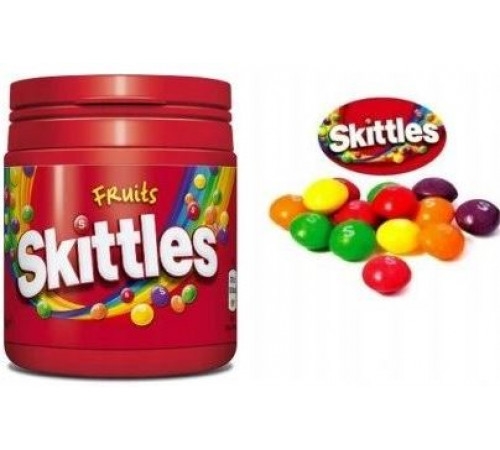 Драже Skittles Fruits банка 125 г