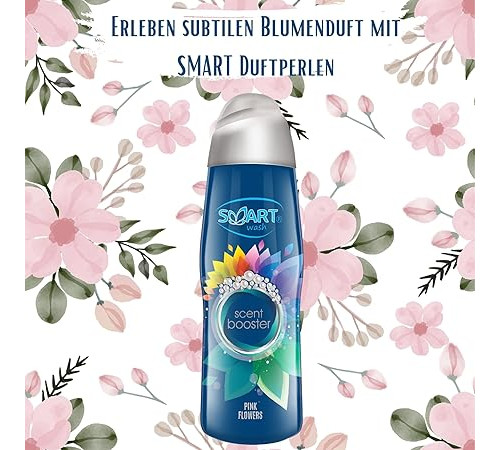 Ароматизатор для білизни в гранулах Smart Wash Pink Flowers 500 г