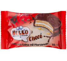 Печиво затяжне глазуроване Hello Choco з начинкою Маршмелоу 18 г
