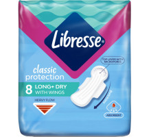 Гігієнічні прокладки Libresse Classic Protection Long Dry 8 шт