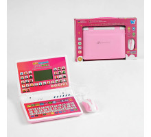 Дитячий комп'ютер ноутбук WToys ТК-42115 (2 мови, 10 режимів, абетка, загадки, пісні, мишка)