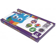 Пластилін Zibi ZB6221 6 кольорів 120 г