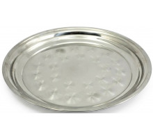 Піднос круглий з нержавіючої сталі B002-50 50 см