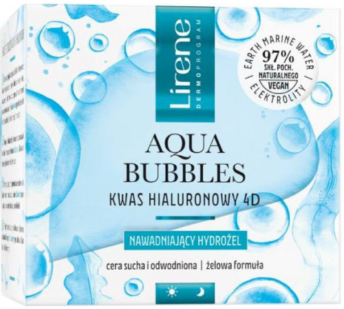 Гідрогель для обличчя Lirene Aqua Bubbles Зволожуючий 50 мл
