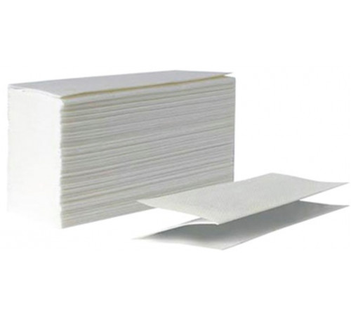 Паперові рушники V-складання одношарові білі 150 шт