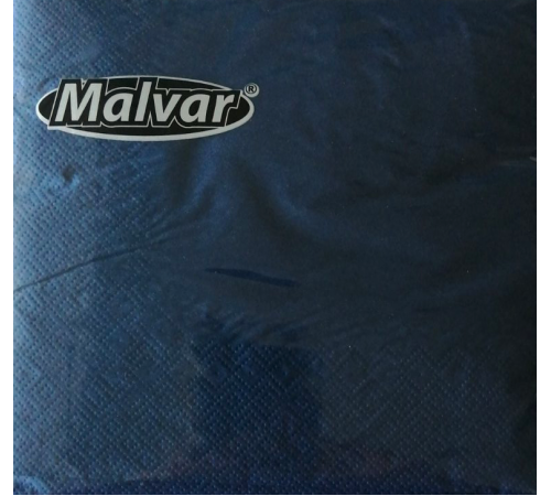 Серветка Malvar Синя 30*30 см 2-ох шарові 40 шт