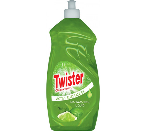 Засіб для миття посуду Twister Lime 1 л