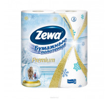 Паперові рушники Zewa Premium  2 слоя 2шт