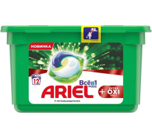 Гелеві капсули для прання Ariel Все в 1 Екстра OXI Effect 12 шт (ціна за 1 шт)